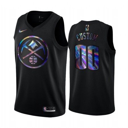Muški NBA Dres Denver Nuggets Personalizirani Iridescent HWC Collection Swingman